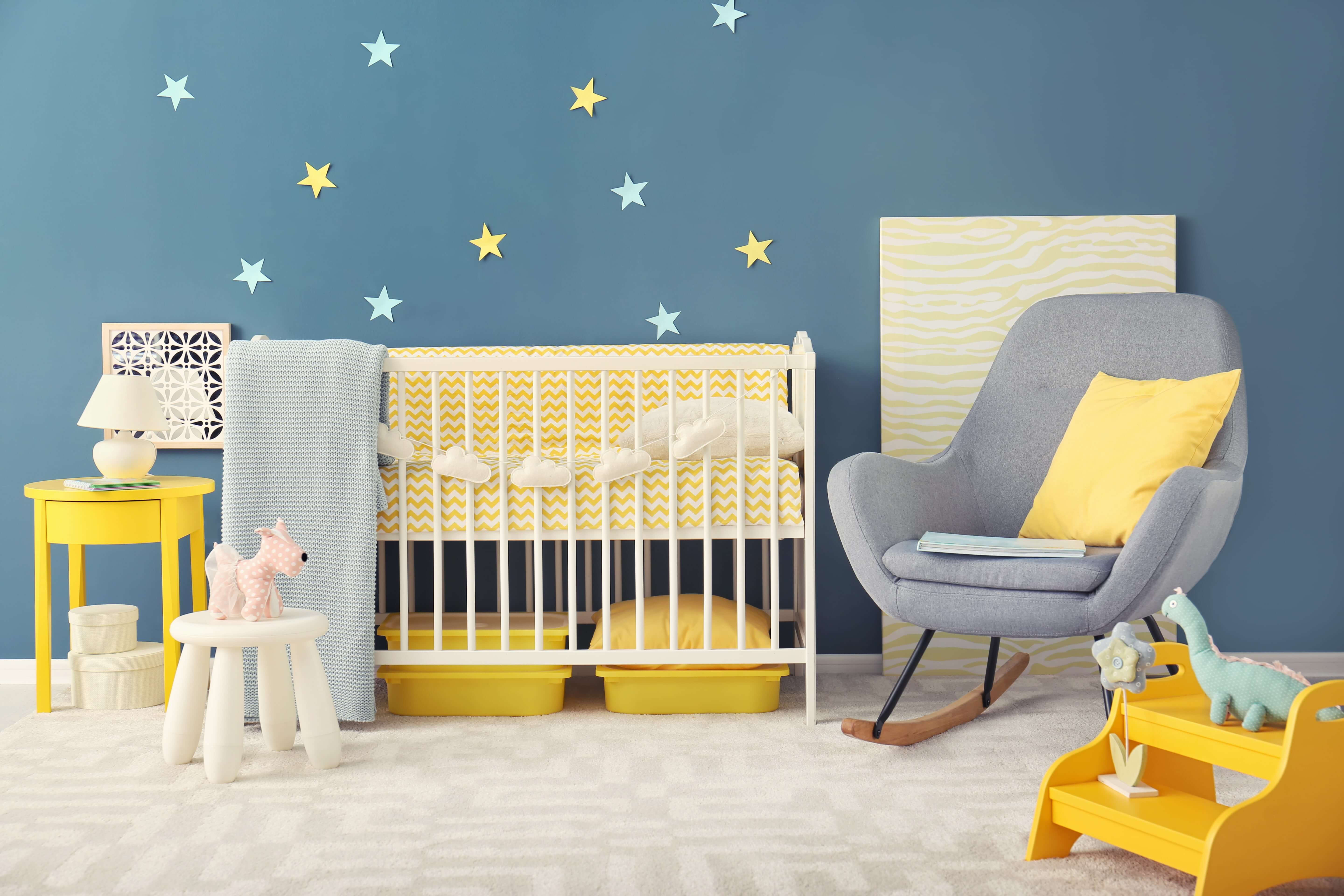 sarı bebek odası